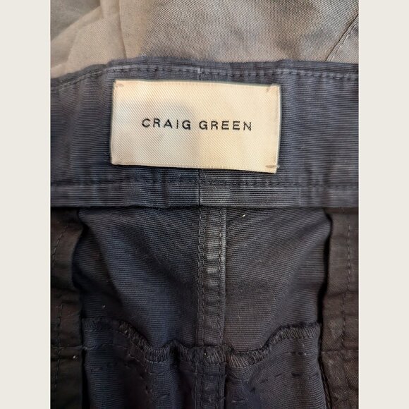 CRAIG GREEN - Wrap belt blue pants - Sz M - Picture 9 of 13